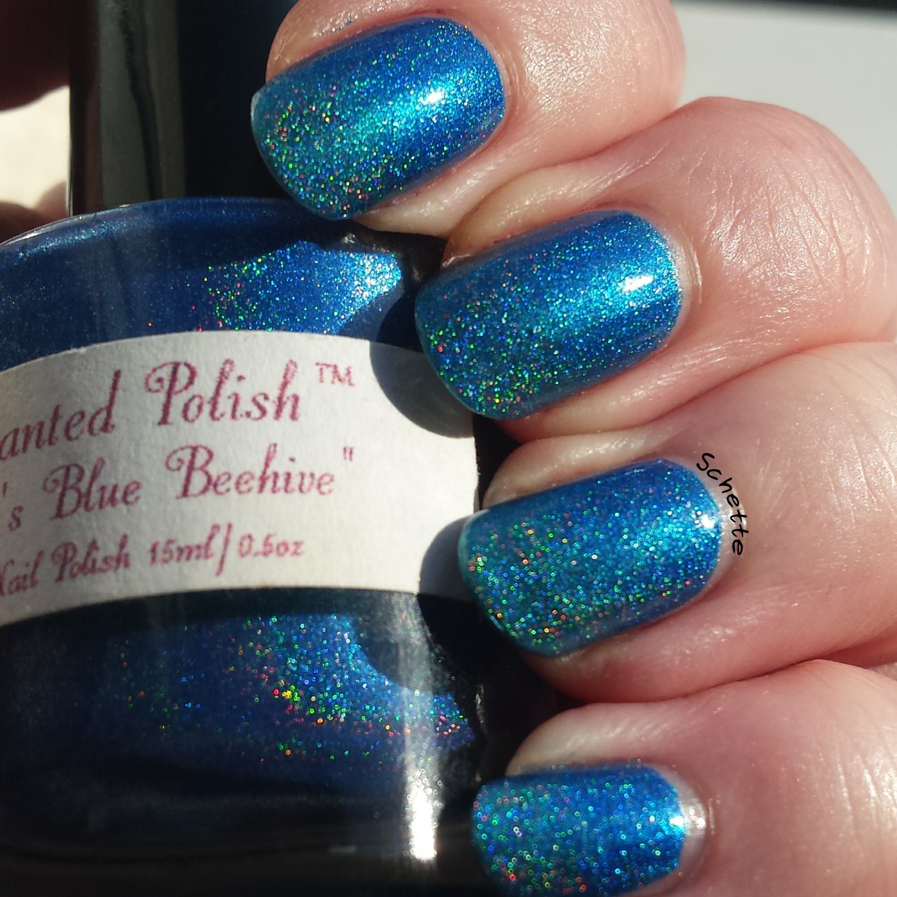 Enchanted Polish : Marge's Blue Behive (fatty)