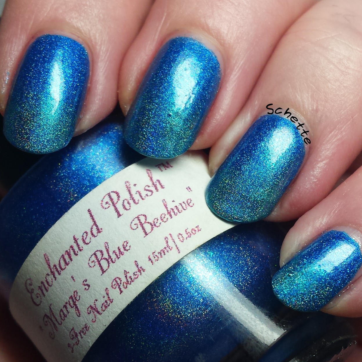 Enchanted Polish : Marge's Blue Behive (fatty)