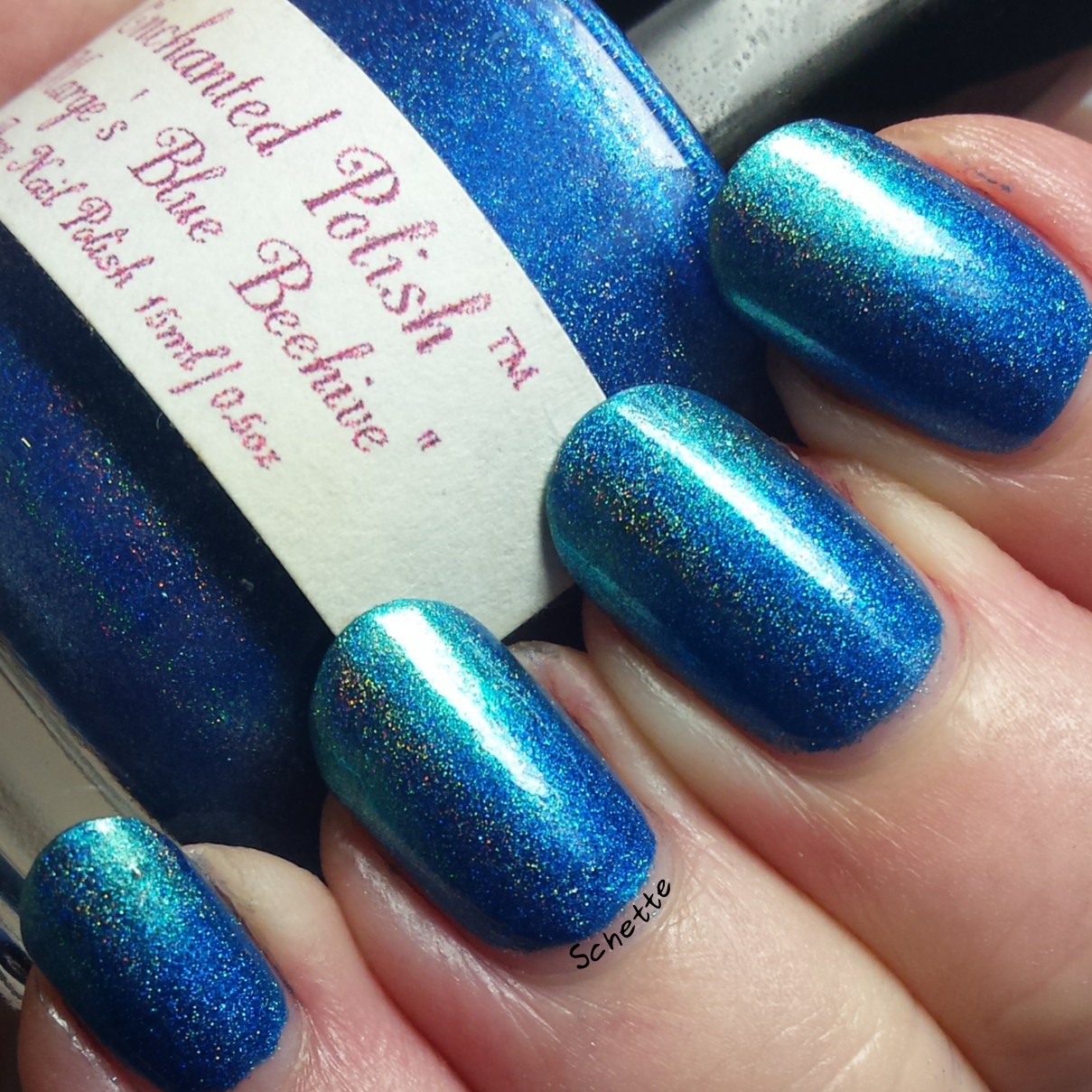 Enchanted Polish : Marge's Blue Behive (fatty)