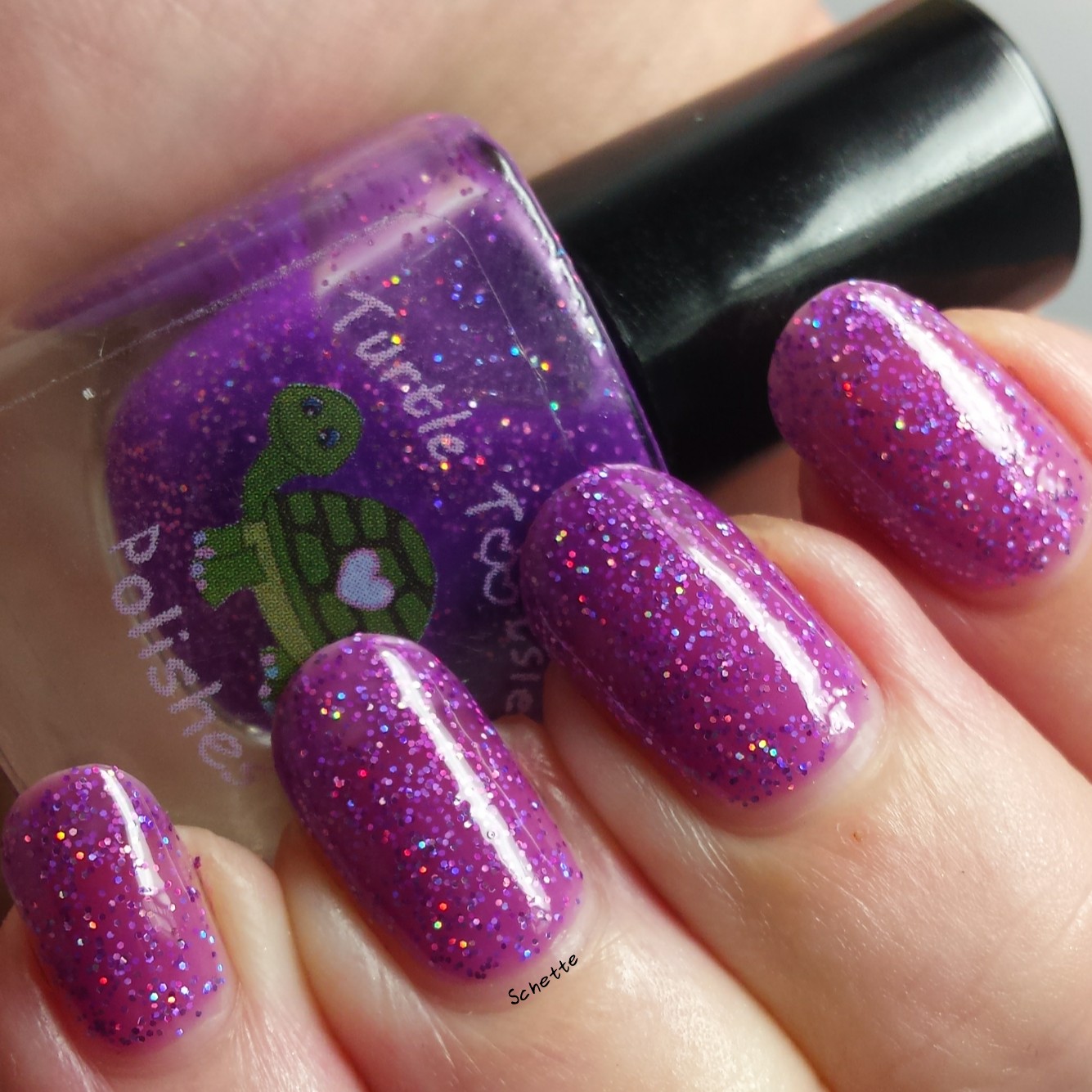 Turtle Tootsie Polish : Glittery Brew, 9 mm