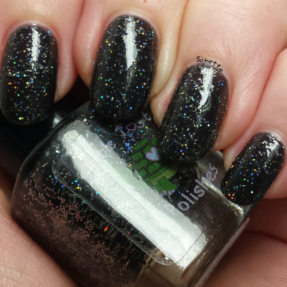 Turtle Tootsie Polish : Glittery Brew, 9 mm