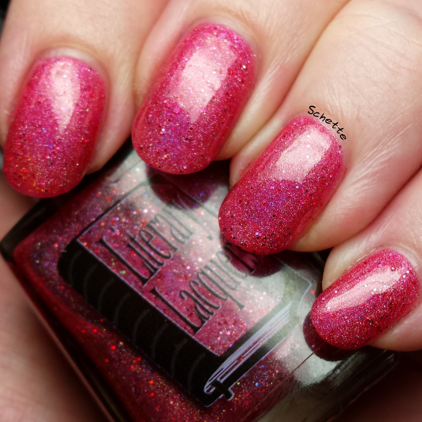 Literary Lacquers - Raspberry Cordial